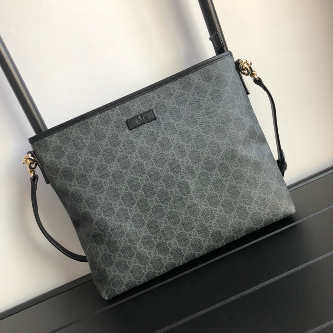 GUCCI 구찌 PVC 크로스백 그레이,브라운