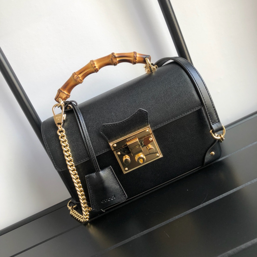 GUCCI 구찌 패드락 GG 뱀부 숄더백 스몰 3가지 색상