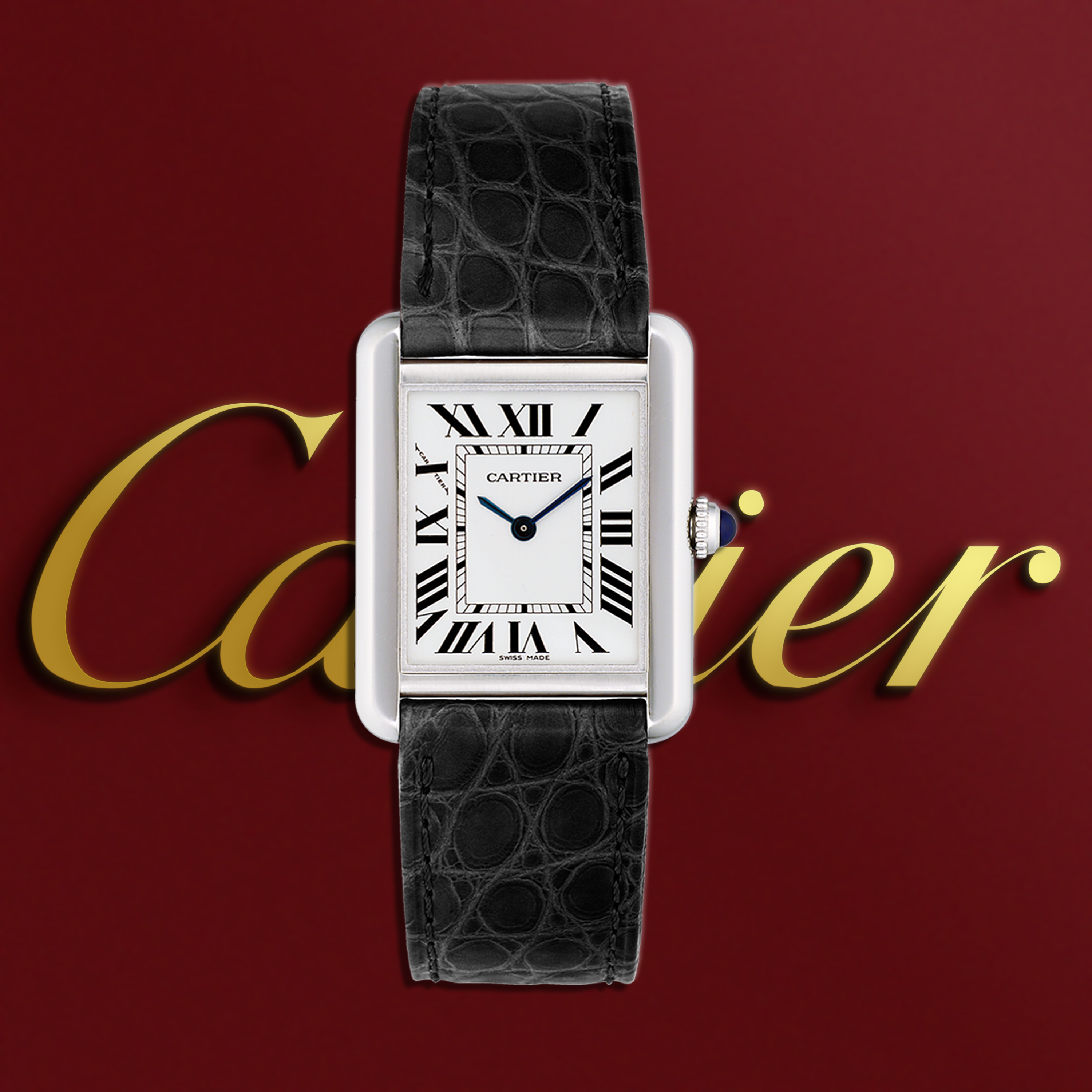 19위 CARTIER 까르띠에 탱크솔로 W1018355 베스트 에디션 여성용 탱크 화이트 다이얼 최고급 스위스 정품 쿼츠 무브먼트 car0863