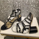 VALENTINO 발렌티노 락스터드 샌들힐 6cm M1610-2