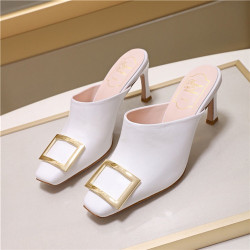 ROGER VIVIER 로저비비에 힐 슬리퍼 굽높이7.5CM  RR1991-2신상 (220,255,사이즈 주문제작)
