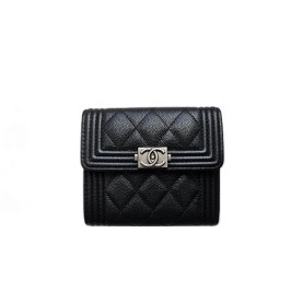 CHANEL 샤넬 보이 플랩 반지갑 AS87555