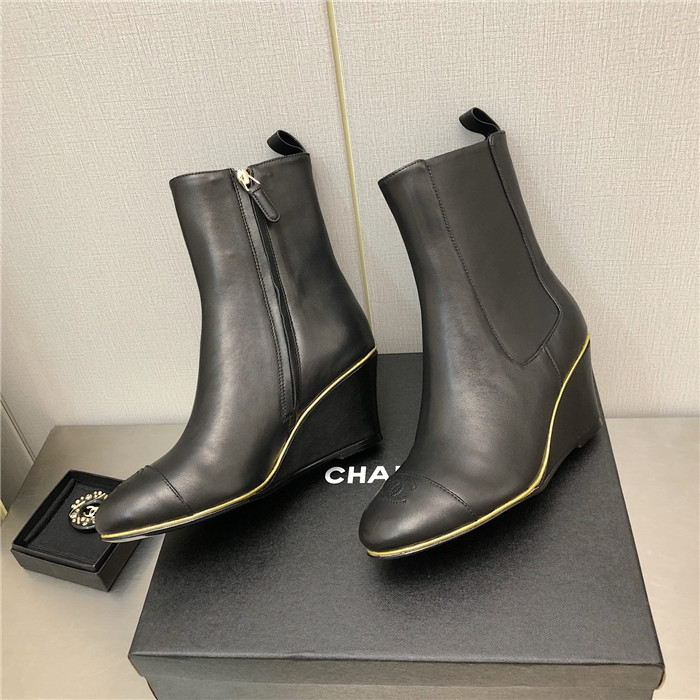 CHANEL 샤넬 여성용 부츠 (굽6.5CM) C30100