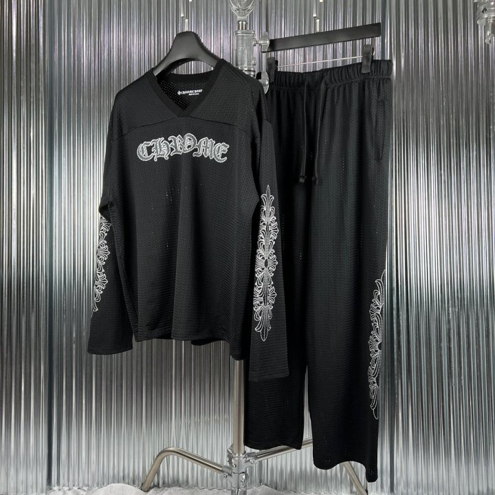 CHROME HEARTS 크롬하츠 메쉬 긴팔&긴바지 세트