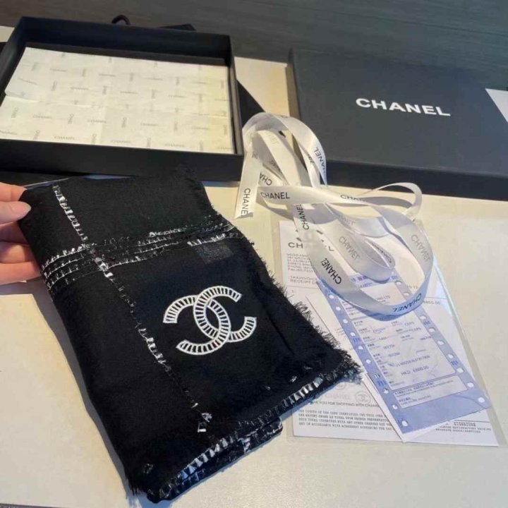 CHANEL 샤넬 스카프 