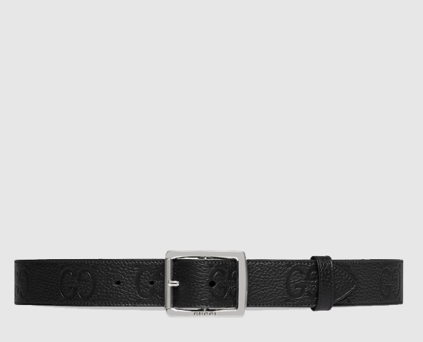 GUCCI 구찌 GG 로고 가죽 벨트