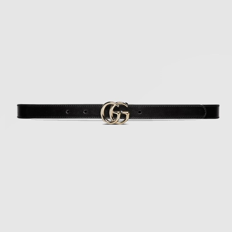 GUCCI 구찌 GG 마몽 씬 벨트 409417 (20mm) 2COLOR