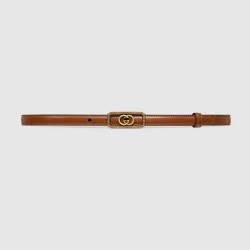 GUCCI 구찌 GG 슬림핏 벨트 751556 (15mm) 2COLOR
