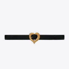 SAINT LAURENT 생로랑 양가죽 하트 벨트 650322 (30mm) 2COLOR