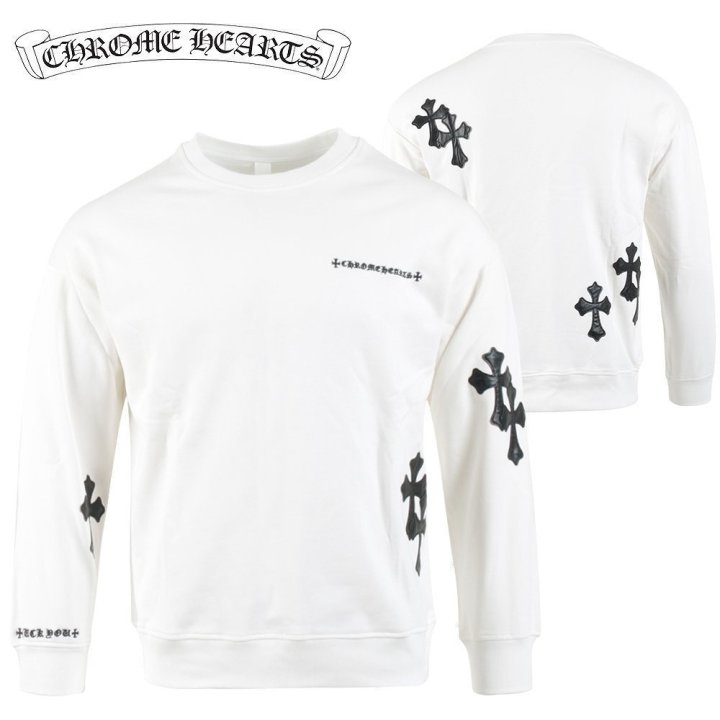 CHROME HEARTS 크롬하츠 패치 로고 맨투맨