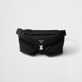 PRADA 프라다 리나일론 및 가죽 숄더백 2VH175 2COLOR