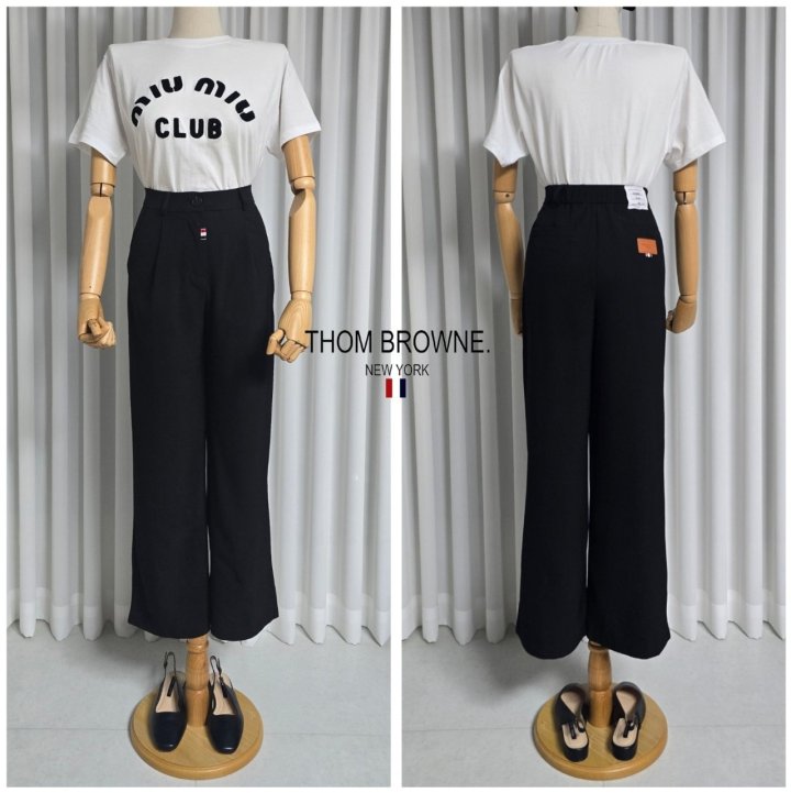 THOM BROWNE 톰브라운 썸머 밴딩  팬츠 3COLOR