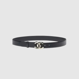 CHANEL 샤넬  CC 로고 리버서블 양면 기본 버클 벨트 ABC134 (금장/은장)