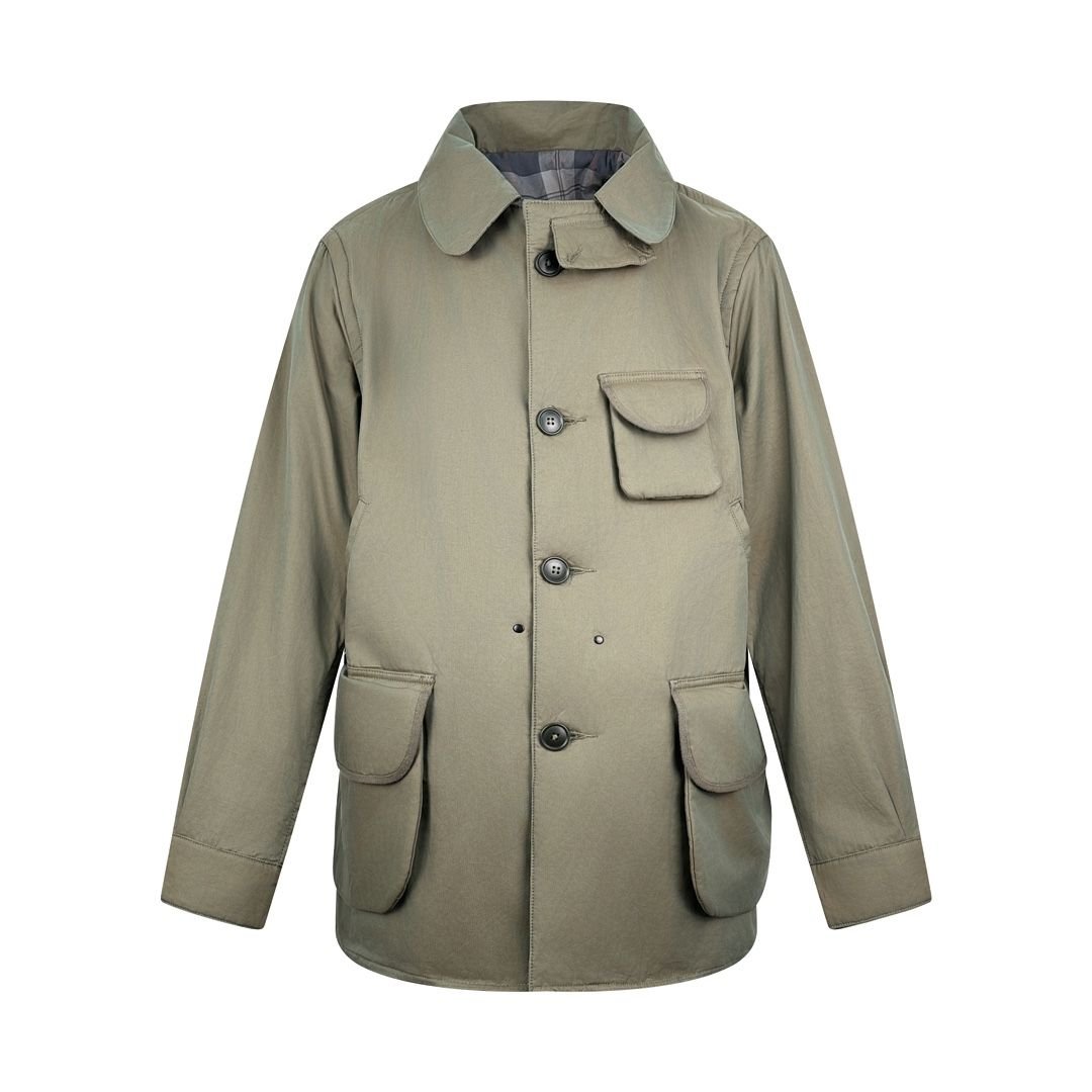 MAISON MARGIELA 메종마르지엘라 디스트레스드 코튼 셔츠 자켓