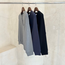 MAISON KITSUNE 메종키츠네 볼드 폭스패치 컴포트 맨투맨
