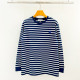 MAISON KITSUNE 메종키츠네 볼드 폭스 단가라 긴팔 2COLOR