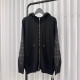 CHROME HEARTS 크롬하츠 레더 플로랄 패치 후드집업