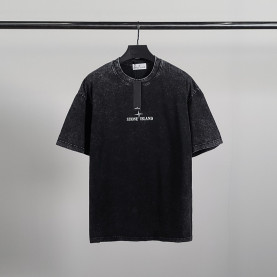 ●6월 판매 1위● STONE ISLAND 스톤아일랜드 서클 피그먼트 반팔티