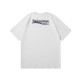 BALENCIAGA 발렌시아가 2305 웨이브 자수 로고 반팔 6COLOR