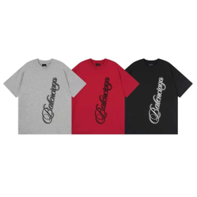 BALENCIAGA 발렌시아가 3319 커시브 반팔