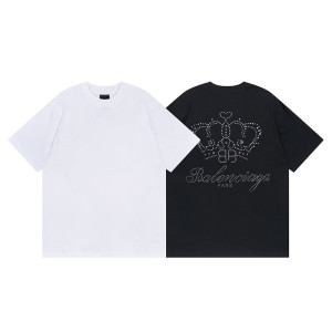 BALENCIAGA 발렌시아가 23109 크라운 핫피스 로고 반팔