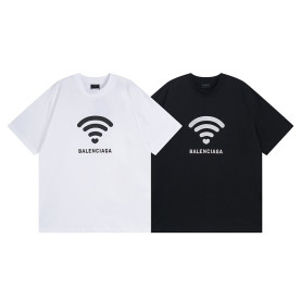 BALENCIAGA 발렌시아가 23123 와이파이 로고 반팔