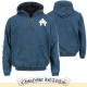 CHROME HEARTS 크롬하츠 레더 패치 오픈 집업