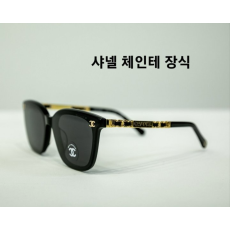 CHANEL 샤넬 체인테 장식 선글라스
