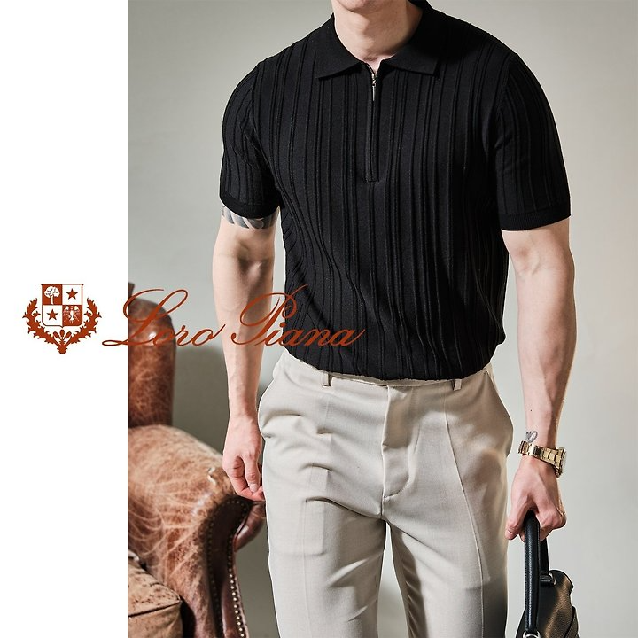 LOROPIANA 로로피아나 아이스 디테일카라 2COLOR