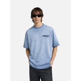 BALENCIAGA 발렌시아가 빈티지 저지 폴리티컬 켐페인 올자수 숏 슬리브 티셔츠 2COLOR