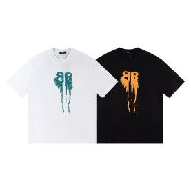 BALENCIAGA 발렌시아가 6557 그래피티 BB 로고 반팔