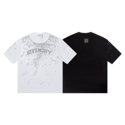 GIVENCHY 지방시 6528 크리스탈 로고 반팔