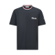 MONCLER 몽클레어 64303 엠브로이더드 로고 코튼 반팔