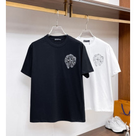 ●6월 판매 20위● CHROME HEARTS 크롬하츠 로스앤젤레스 플러스 크로스 빈티지 숏 슬리브 티셔츠
