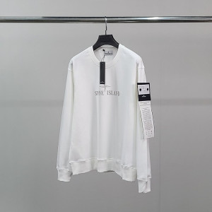 STONE ISLAND 스톤아일랜드 화이트에디션 코튼 맨투맨