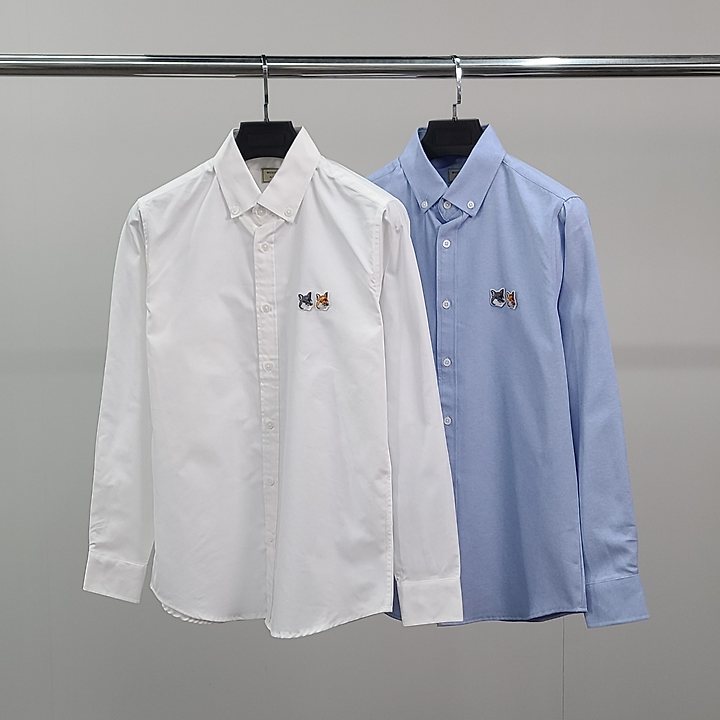 MAISON KITSUNE 메종키츠네 더블폭스 옥스포드 셔츠