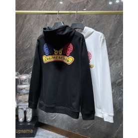 CHROME HEARTS 크롬하츠 7019 컬러 홀스슈 스크롤 로고 후드