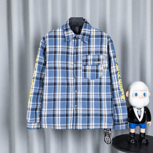 CHROME HEARTS 크롬하츠 7083 레터링 체크 셔츠 자켓 3COLOR